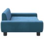 Cama para perros de terciopelo azul 100x54x33 cm de vidaXL, Camas para perros - Ref: Foro24-171981, Precio: 105,49 €, Descuen...