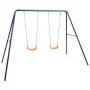 Juego de columpios con 2 asientos de vidaXL, Columpios y estructuras de juegos - Ref: Foro24-92318, Precio: 125,86 €, Descuen...