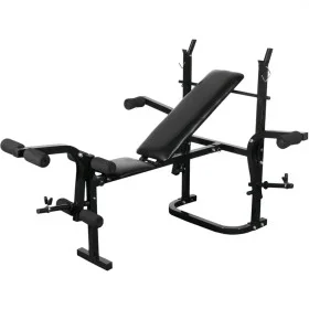 Banco de pesas de gimnasio negro de vidaXL, Máquinas de levantamiento de pesas - Ref: Foro24-90138, Precio: 152,10 €, Descuen...