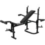 Banco de pesas de gimnasio negro de vidaXL, Máquinas de levantamiento de pesas - Ref: Foro24-90138, Precio: 176,82 €, Descuen...