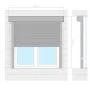 Anthrazitgraue Aluminium-Jalousie 160x150 cm von vidaXL, Fensterläden - Ref: Foro24-144987, Preis: 349,86 €, Rabatt: %