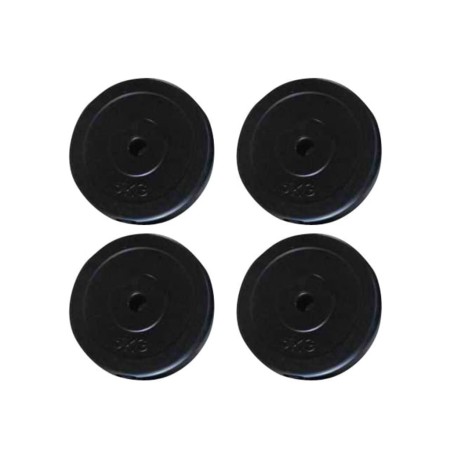 Discos de pesas 4 unidades 20 kg de vidaXL, Peso libre - Ref: Foro24-90317, Precio: 64,46 €, Descuento: %