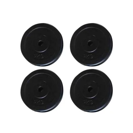 Discos de pesas 4 unidades 20 kg de vidaXL, Peso libre - Ref: Foro24-90317, Precio: 60,80 €, Descuento: %