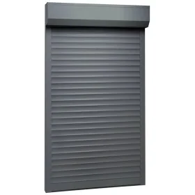 Persiana de aluminio gris antracita 110x220 cm de vidaXL, Contraventanas - Ref: Foro24-144983, Precio: 353,47 €, Descuento: %