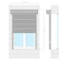 Anthrazitgraues Aluminiumrollo 110x220 cm von vidaXL, Fensterläden - Ref: Foro24-144983, Preis: 353,47 €, Rabatt: %