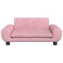 Cama para perros de terciopelo rosa 70x45x33 cm de vidaXL, Camas para perros - Ref: Foro24-171991, Precio: 80,43 €, Descuento: %