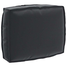 Cojín Negro 50 x 40 x 12 cm Tela Oxford en Decoración | Comprar online en Foru.es