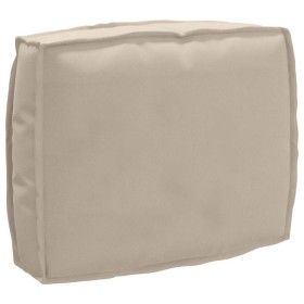 Cojín Taupé 50 x 40 x 12 cm Tela Oxford en Decoración | Comprar online en Foru.es