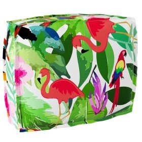 Cojín Floral Multicolor 50 x 40 x 12 cm Tela Oxford en Decoración | Comprar online en Foru.es