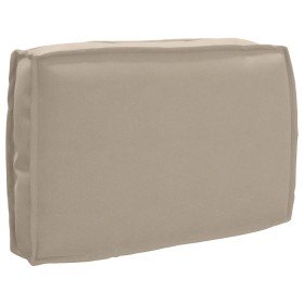 Cojín Taupé 60 x 40 x 12 cm Tela Oxford en Decoración | Comprar online en Foru.es