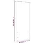 Toldo para balcón de tela oxford azul 80x240 cm de vidaXL, Sombrillas - Ref: Foro24-148533, Precio: 25,87 €, Descuento: %