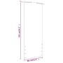 Toldo para balcón de tela oxford azul 80x240 cm de vidaXL, Sombrillas - Ref: Foro24-148533, Precio: 24,26 €, Descuento: %