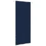 Toldo para balcón de tela oxford azul 100x240 cm de vidaXL, Sombrillas - Ref: Foro24-148534, Precio: 33,20 €, Descuento: %