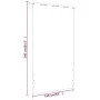 Toldo para balcón de tela oxford azul 160x240 cm de vidaXL, Sombrillas - Ref: Foro24-148537, Precio: 33,99 €, Descuento: %