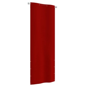 Toldo para balcón de tela oxford rojo 80x240 cm de vidaXL, Sombrillas - Ref: Foro24-148543, Precio: 26,00 €, Descuento: %