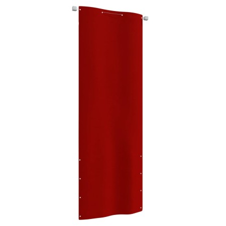 Toldo para balcón de tela oxford rojo 80x240 cm de vidaXL, Sombrillas - Ref: Foro24-148543, Precio: 26,00 €, Descuento: %