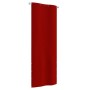 Toldo para balcón de tela oxford rojo 80x240 cm de vidaXL, Sombrillas - Ref: Foro24-148543, Precio: 26,00 €, Descuento: %
