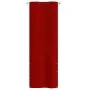 Toldo para balcón de tela oxford rojo 80x240 cm de vidaXL, Sombrillas - Ref: Foro24-148543, Precio: 27,91 €, Descuento: %