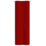 Toldo para balcón de tela oxford rojo 80x240 cm de vidaXL, Sombrillas - Ref: Foro24-148543, Precio: 26,00 €, Descuento: %