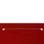 Toldo para balcón de tela oxford rojo 80x240 cm de vidaXL, Sombrillas - Ref: Foro24-148543, Precio: 26,00 €, Descuento: %