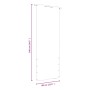Toldo para balcón de tela oxford rojo 80x240 cm de vidaXL, Sombrillas - Ref: Foro24-148543, Precio: 26,00 €, Descuento: %