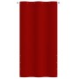 Toldo para balcón de tela oxford rojo 120x240 cm de vidaXL, Sombrillas - Ref: Foro24-148545, Precio: 24,44 €, Descuento: %