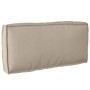 Cojín Taupé 80 x 40 x 12 cm Tela Oxford en Decoración | Comprar online en Foru.es