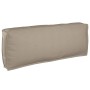 Cojín Taupé 120 x 40 x 12 cm Tela Oxford en Decoración | Comprar online en Foru.es