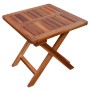 Tumbona ajustable con mesita madera maciza de acacia de vidaXL, Tumbonas - Ref: Foro24-42594, Precio: 195,85 €, Descuento: %