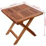 Tumbona ajustable con mesita madera maciza de acacia de vidaXL, Tumbonas - Ref: Foro24-42594, Precio: 210,32 €, Descuento: %