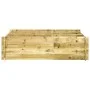 Arriate elevado madera maciza de pino impregnada 150x100x40 cm de vidaXL, Maceteros y jardineras - Ref: Foro24-41915, Precio:...
