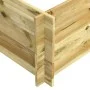 Arriate elevado madera maciza de pino impregnada 150x100x40 cm de vidaXL, Maceteros y jardineras - Ref: Foro24-41915, Precio:...
