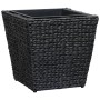 Conjunto de arriates 3 piezas jacinto de agua negro de vidaXL, Maceteros y jardineras - Ref: Foro24-45573, Precio: 78,82 €, D...