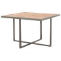 Set comedor de jardín 9 piezas y cojines ratán sintético gris de vidaXL, Conjuntos de jardín - Ref: Foro24-46377, Precio: 599...