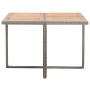 Set comedor de jardín 9 piezas y cojines ratán sintético gris de vidaXL, Conjuntos de jardín - Ref: Foro24-46377, Precio: 599...
