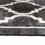 Alfombra lavable antideslizante negro y blanco 80x150 cm en Alfombras | Comprar online en Foru.es
