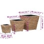 Conjunto de arriates 3 piezas jacinto de agua de vidaXL, Maceteros y jardineras - Ref: Foro24-45571, Precio: 75,19 €, Descuen...
