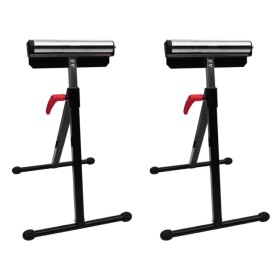 Set de soportes de rodillo ajustables 2 unidades de vidaXL, Andamiaje - Ref: Foro24-140162, Precio: 70,43 €, Descuento: %