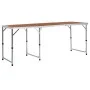 Mesa de camping plegable de aluminio 180x60 cm de vidaXL, Mobiliario de camping - Ref: Foro24-48174, Precio: 89,16 €, Descuen...