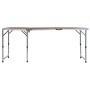 Mesa de camping plegable de aluminio 180x60 cm de vidaXL, Mobiliario de camping - Ref: Foro24-48174, Precio: 90,90 €, Descuen...