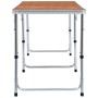 Mesa de camping plegable de aluminio 180x60 cm de vidaXL, Mobiliario de camping - Ref: Foro24-48174, Precio: 90,90 €, Descuen...