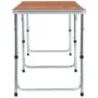 Mesa de camping plegable de aluminio 180x60 cm de vidaXL, Mobiliario de camping - Ref: Foro24-48174, Precio: 89,16 €, Descuen...