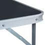 Mesa de camping plegable con estructura de metal gris 80x60 cm de vidaXL, Mobiliario de camping - Ref: Foro24-48171, Precio: ...