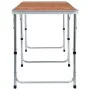Mesa de camping plegable de aluminio 240x60 cm de vidaXL, Mobiliario de camping - Ref: Foro24-48176, Precio: 109,69 €, Descue...