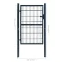 Puerta de valla de acero gris antracita 106x248 cm de vidaXL, Puertas de jardín - Ref: Foro24-142027, Precio: 241,66 €, Descu...