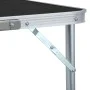 Mesa de camping plegable de aluminio gris 180x60 cm de vidaXL, Mobiliario de camping - Ref: Foro24-48175, Precio: 85,34 €, De...