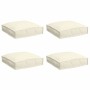 Cojín 4 pcs Crema 40 x 40 x 8 cm Tela Oxford en Decoración | Comprar online en Foru.es