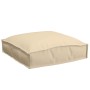 Cojín 4 pcs Beige 40 x 40 x 8 cm Tela Oxford en Decoración | Comprar online en Foru.es
