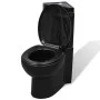 Eck-WC aus schwarzer Keramik von vidaXL, Badezimmer - Ref: Foro24-141134, Preis: 299,38 €, Rabatt: %