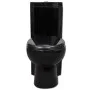 Eck-WC aus schwarzer Keramik von vidaXL, Badezimmer - Ref: Foro24-141134, Preis: 299,38 €, Rabatt: %